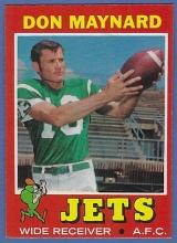 Sharp 1971 Topps #19 Don Maynard New York Jets