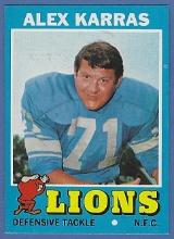 High Grade 1971 Topps #41 Alex Karras Detroit Lions
