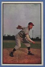 1953 Bowman Color #114 Bob Feller Cleveland Indians