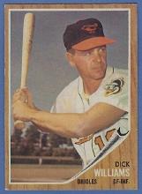 1962 Topps #382 Dick Williams Baltimore Orioles