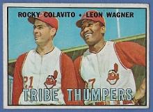 1967 Topps #109 Rocky Colavito Tribe Thumpers Cleveland Indians