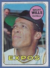 1969 Topps #45 Maury Wills Montreal Expos