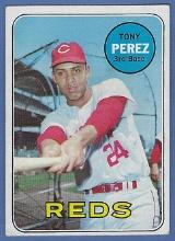 1969 Topps #295 Tony Perez Cincinnati Reds