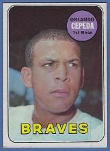1969 Topps #385 Orlando Cepeda Atlanta Braves