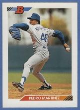High Grade 1992 Bowman #82 Pedro Martinez RC Los Angeles Dodgers