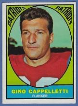 1967 Topps #3 Gino Cappelletti Boston Patriots