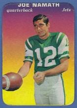 1970 Topps Glossy #29 Joe Namath New York Jets