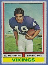 1974 Topps #189 Ed Marinaro RC Minnesota Vikings