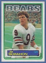1983 Topps #33 Jim McMahon RC Chicago Bears
