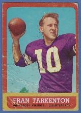 1963 Topps #98 Fran Tarkenton 2nd Year Minnesota Vikings