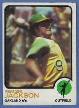 1973 Topps #255 Reggie Jackson Oakland Athletics