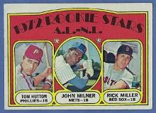 1972 Topps High #741 John Milner RC New York Mets