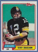 Nice 1981 Topps #375 Terry Bradshaw Pittsburgh Steelers
