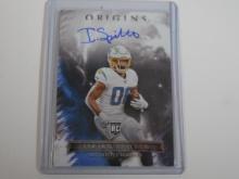 2022 PANINI ORIGINS ISAIAH SPILLER AUTOGRAPH ROOKIE CARD CHARGERS RC