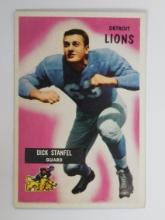 1955 BOWMAN FOOTBALL #36 DICK STANFEL ROOKIE CARD HOF DETROIT LIONS VERY NICE