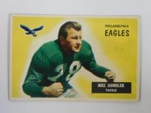 1955 BOWMAN FOOTBALL #151 MIKE JARMOLUK ROOKIE CARD EAGLES VINTAGE