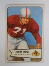 1954 BOWMAN FOOTBALL #66 ROBERT HANTLA ROOKIE CARD 49ERS VERY NICE