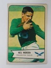 1954 BOWMAN FOOTBALL #120 NEIL WORDEN ROOKIE CARD PHILADELPHIA EAGLES