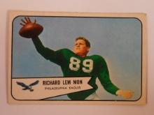 1954 BOWMAN FOOTBALL #114 RICHARD LEMMON ROOKIE CARD PHILADELPHIA EAGLES