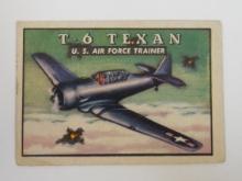 1952 TOPPS WINGS FRIEND OR FOE #47 T-6 TEXAN AIR FORCE TRAINER