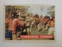 1956 TOPPS DAVEY CROCKETT SERIES 1 #17 TOMAHAWK TERROR