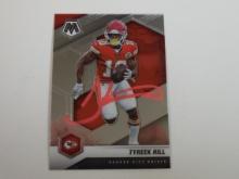 2021 PANINI MOSAIC TYREEK HILL AUTOGRAPH CARD WITH CERTIFICATE OF AUTHENTICITY