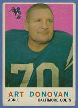 1959 Topps #86 Art Donovan Baltimore Colts