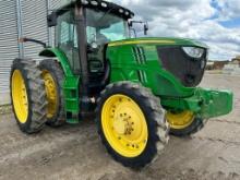 2014 John Deere 6190R Cab Tractor with 3276 One Owner Hours