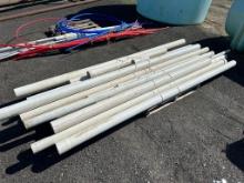 Assorted Lengths Of 1-1/2” - 4” PVC Pipe