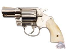 1974 Colt Detective Special .38 Special 2" Nickel Double Action Revolver