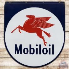 Mobiloil SS Porcelain Sign w/ Pegasus