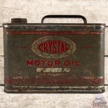 Crystal Motor Oil 1/2 Gallon Metal Can Mississippi