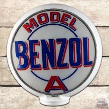 Ford Model A Benzol & Benzol 13.5" Lenses w/ Gill Gas Pump Globe Body