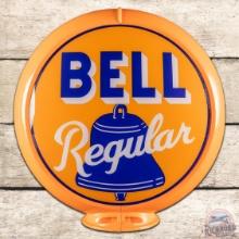 Bell Regular Gasoline 13.5" Complete Orange Capco Gas Pump Globe