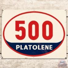 Platolene 500 Gasoline SS Tin Sign