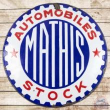 Mathis Automobiles Stock SS Porcelain Sign