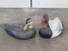 2 Limited Edition Ducks Unlimited Duck Decoys 2015 & 2017 (ONE$)