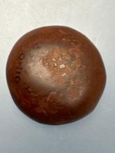 Rare 1 3/8" Diameter Hematite Cone, Highly Polished, Found in Missouri, Ex: Walt Podpora Collection