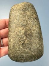 4 3/8" Polished Hardstone Celt, Nicely Made, Nice Bit, Found in Pennsylvania, Ex: Walt Podpora