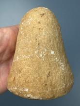 3 1/2" Bell Pestle, Found in Gloucester County, New Jersey Ex: Late Jack Huber of Williamstown, NJ