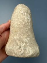 5 3/4" Dimpled Bell Pestle, Ancient Damage, Found in Gloucester County, New Jersey