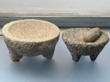 Pair of Pedestals, Mesoamerican (Late/Modern Examples), Ex: Late Jack Huber of Williamstown, NJ