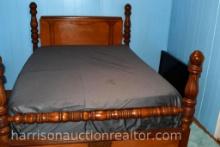 SOLID WOOD TWIN BED FRAME