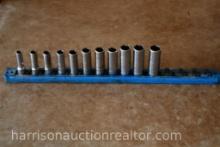 3/4in Snap on Sockets with Organizer