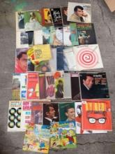 Lot of vintage vinyl records