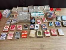 Lot of Poker Playing Cards