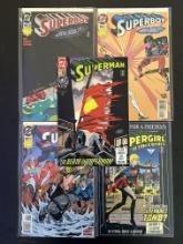 (5) Superman, Supergirl and Superboy (signed 3 part series) DC Comics