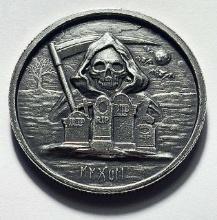 2017 MMXVII Grim Reaper 1 ozt .999 Fine Silver Round