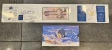 1996 CANADA'S NEW UNCIRCULATED $2 COIN AND BANK NOTE - THE POLAR BEAR SET