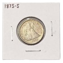 1875-S Seated Twenty Cent Piece XF